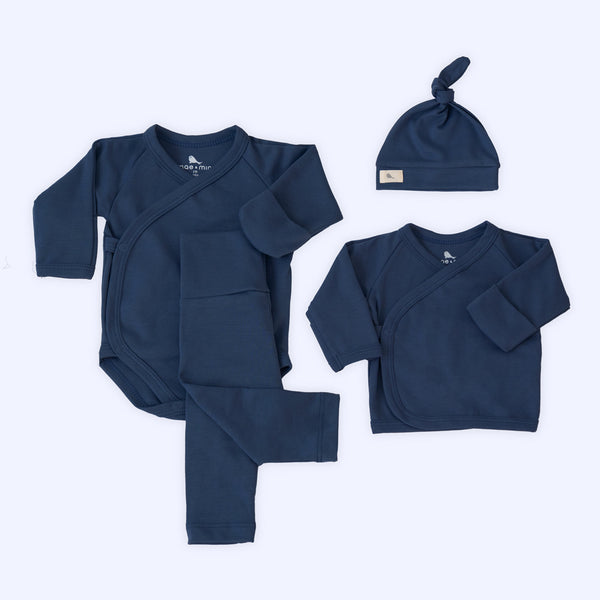 Set Preemie color Azul Marino - Mae & Mini
