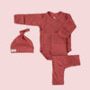 Set Bienvenido a Casa - set de regalo para bebe de algodon pima Mae & Mini