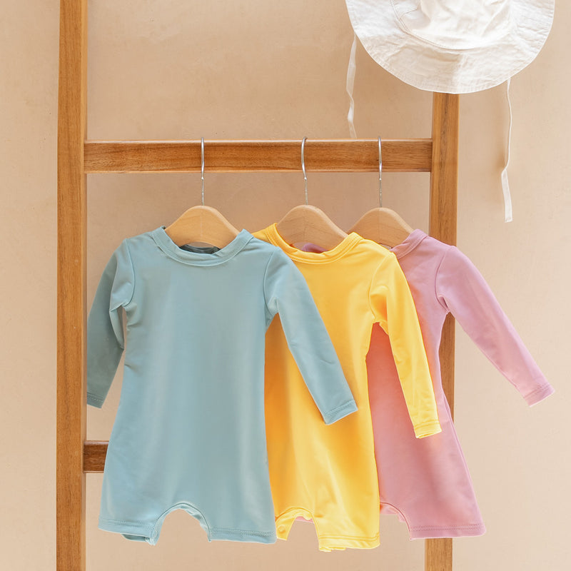 Traje de Baño en color Aqua - traje de bano para bebe