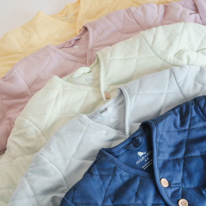 Chamarra Acolchada en color Azul Cielo - ropa organica para bebe