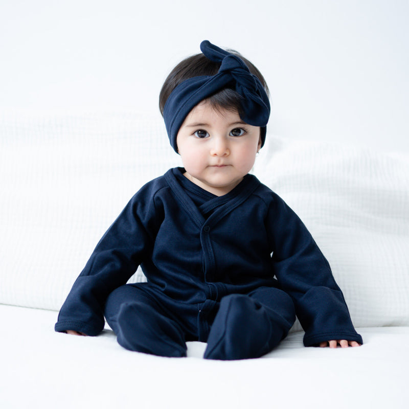 Bandita Nudo en Azul Cielo - accesorio para bebe Mae & Mini