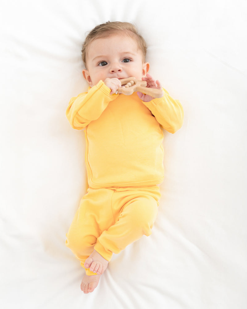 Set Esenciales en color Amarillo Bebé - set de regalo para bebe