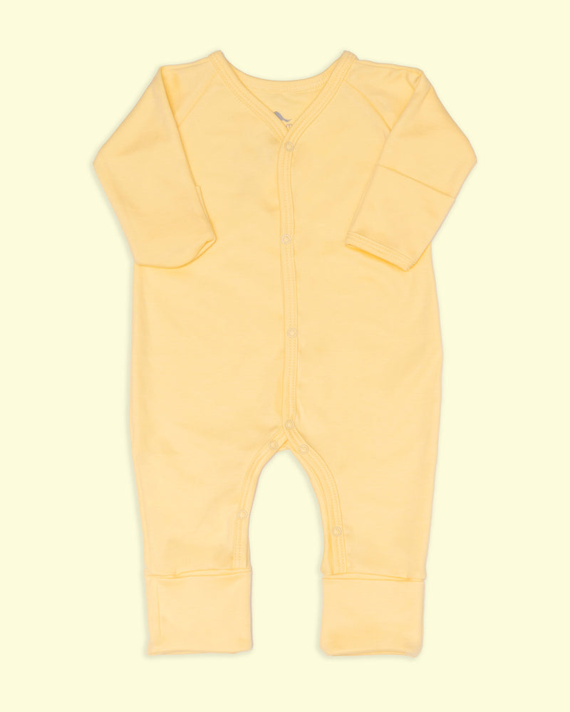 Mameluco en color Amarillo Bebé mameluco para bebe