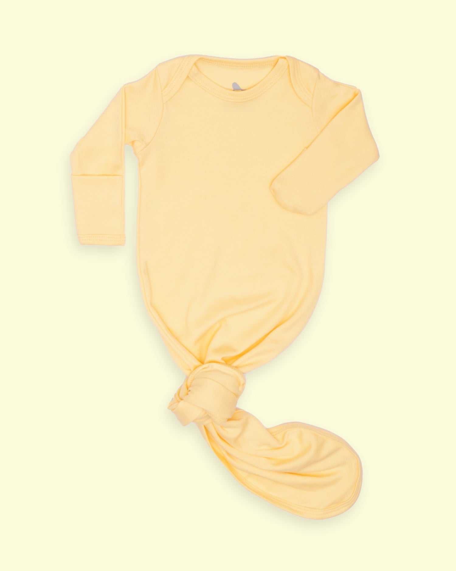 Pijama Nudo en color Amarillo Bebé