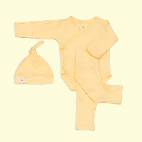 Set Bienvenido a Casa color Amarillo Bebé - Mae & Mini