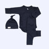 Set Bienvenido a Casa Azul Cielo - set de regalo para bebe Mae & Mini