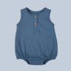 Pañalero de Botones en color Azul Cielo - body para bebe