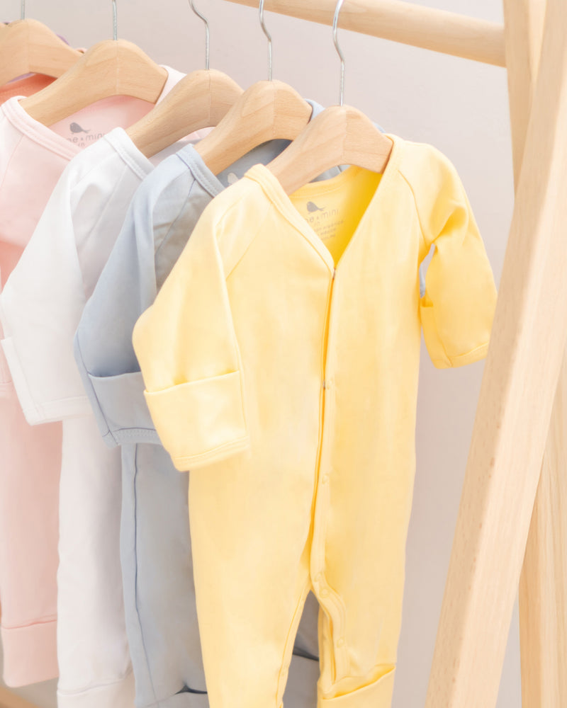 Mameluco en color Amarillo Bebé mameluco para bebe
