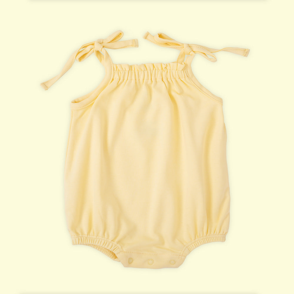 Pañalero de Lazos Amarillo Bebe - body para bebe Mae & Mini
