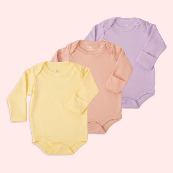 Set de 3 Pañaleros Manga Larga - Mae & Mini