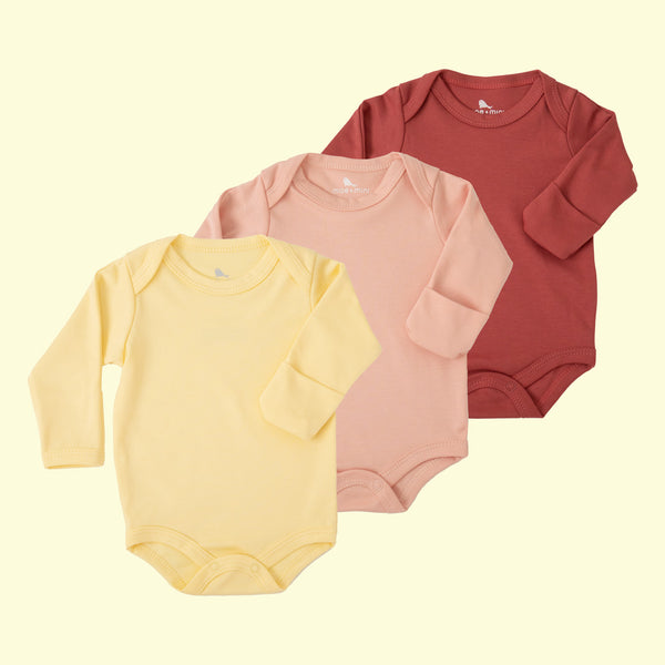 Set de 3 Pañaleros Manga Larga - Mae & Mini