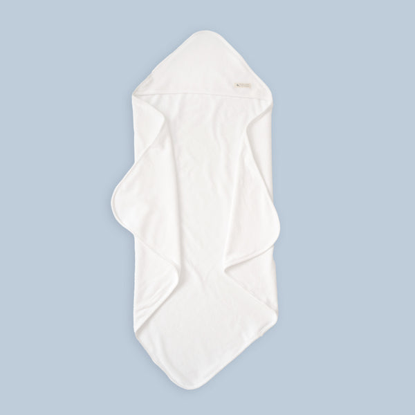 Toalla de Baño con gorro color Blanco - Mae & Mini