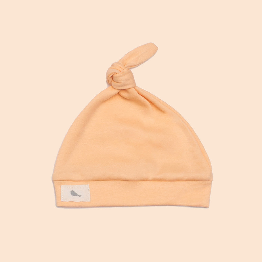 Gorrito Ajustable en Corazón de Melón - gorrito para recien nacido Mae & Mini