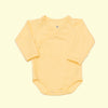 Pañalero Envolvente Amarillo Bebe - algodon pima certificado GOTS