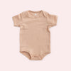 Pañalero Manga Corta Rosa Bebe - body para bebe Mae & Mini