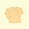 Top Cruzado Amarillo Bebe - algodon pima certificado GOTS