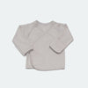 Top Cruzado Gris - playera para bebe Mae & Mini