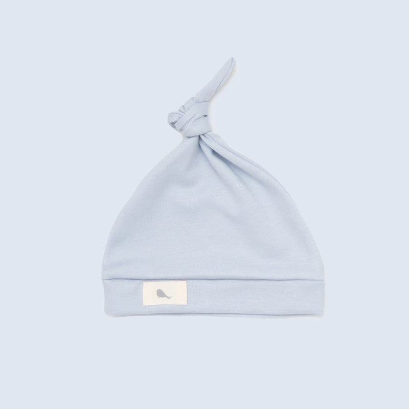 Gorrito Ajustable Azul Cielo - gorrito para recien nacido Mae & Mini