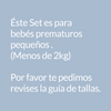 Set Preemie en color Amarillo Bebé - set de regalo para bebe