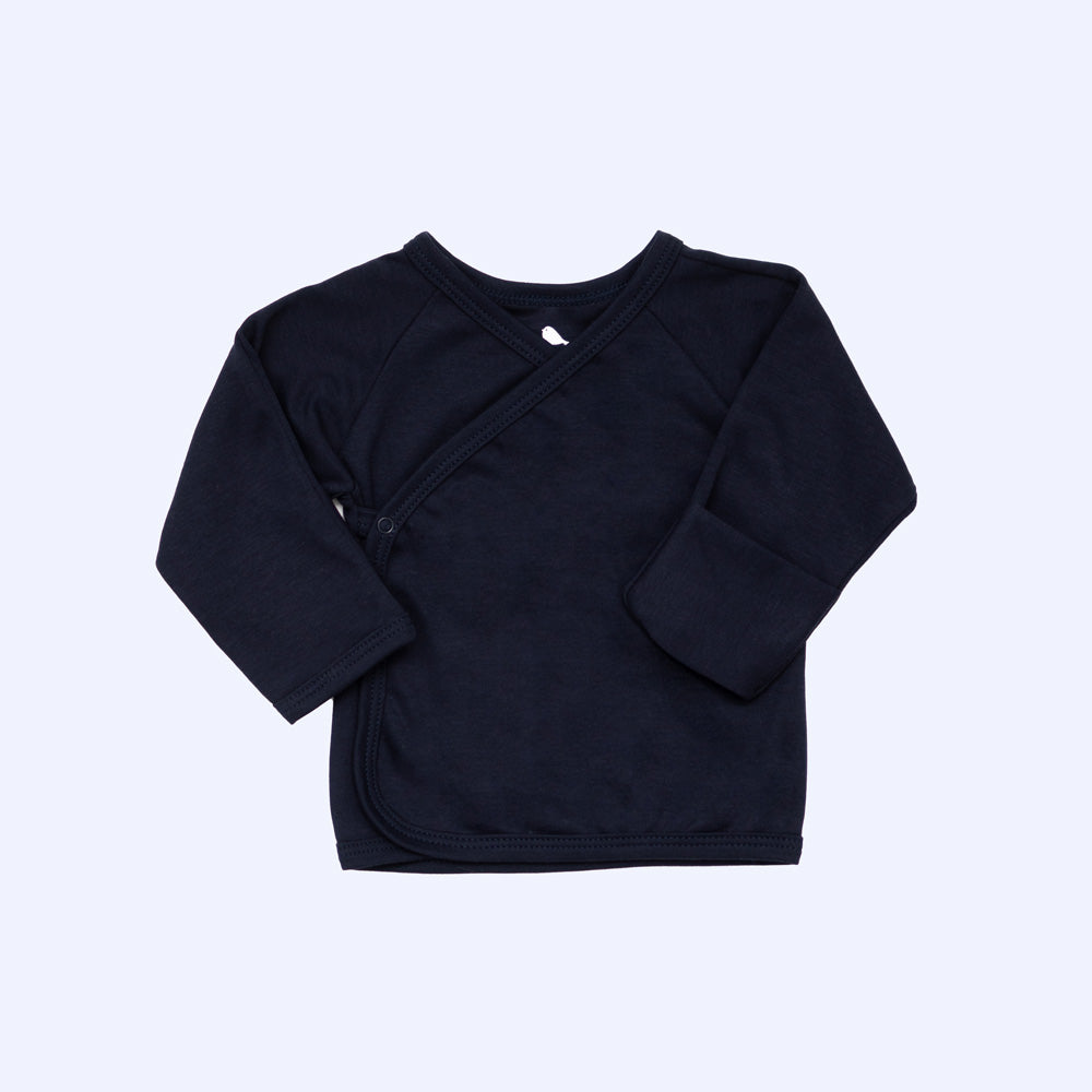 Top Cruzado Azul Cielo - playera para bebe Mae & Mini