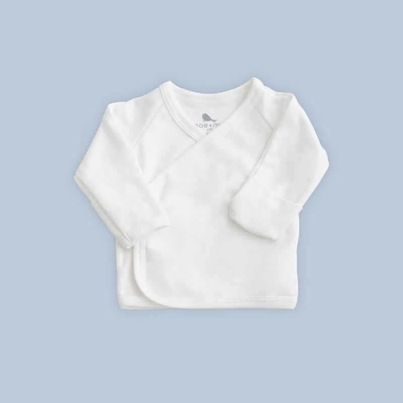 Top Cruzado de algodon pima organico para bebe - Mae & Mini
